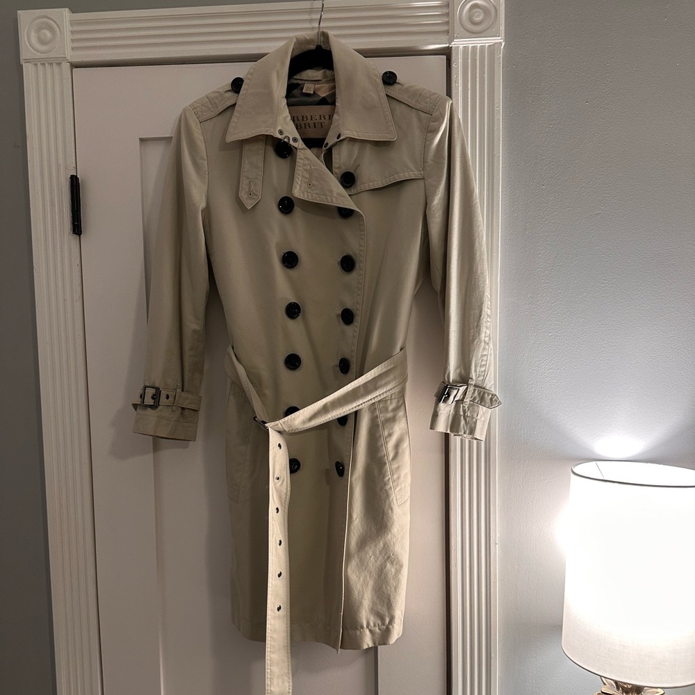 Burberry Tan Trench Coat